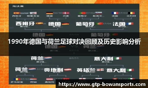 1990年德国与荷兰足球对决回顾及历史影响分析
